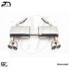 4X83mm Meisterschaft Stainless - HP Touring Exhaust for BMW E90/E91 335i & 335xi Turbo models